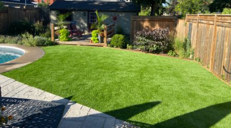 artificial turf installation