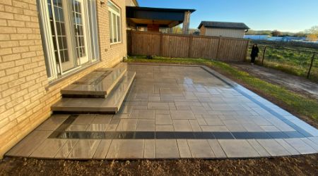 paver patio installation